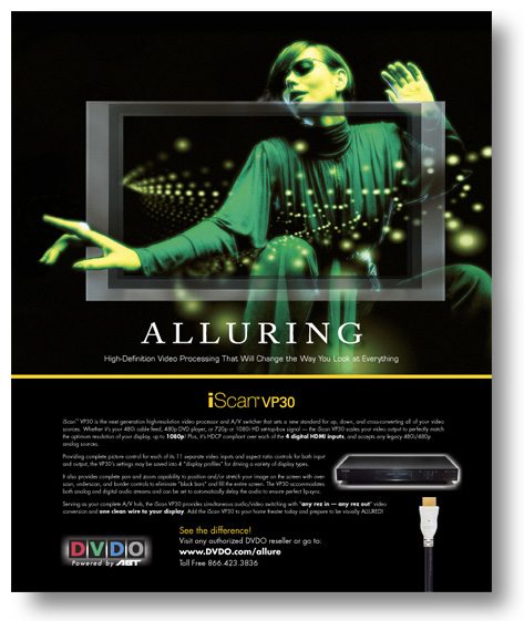 Alluring Advertisement by Christine Arthur Design