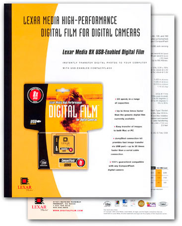 Lexar Media Consumer Product Datasheets