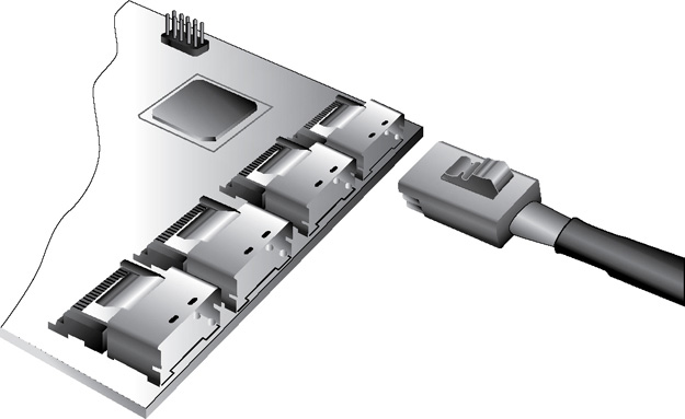 Multi-lane cable insertion illustration by Christine Arthur