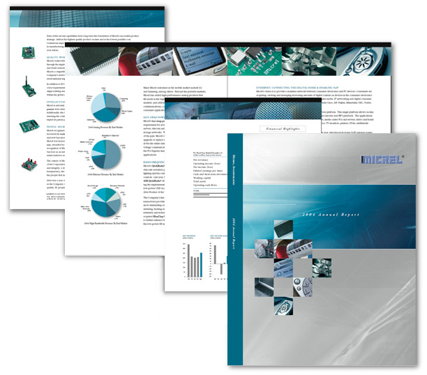 Micrel 2004 Annual Report Design