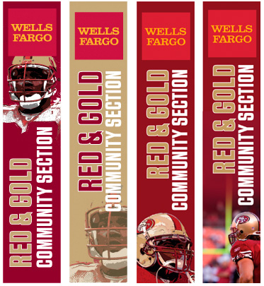 San Francisco Wells Fargo Stadium Banners