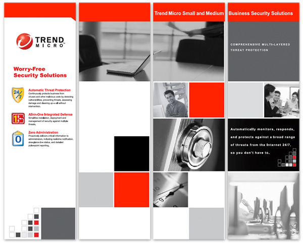 Trend Micro Booth Signage by Christine Arthur Design Group
