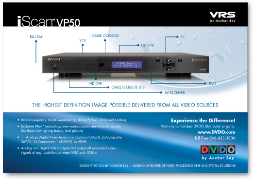 VP50 advertising by Christine Arthur Design